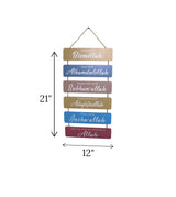 bismillah islamic wood wall hanging china "21x12"