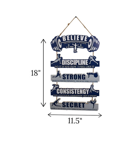 believe quote wood wall hanging china "18x11.5"