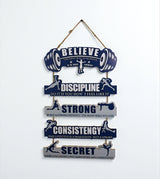 believe quote wood wall hanging china "18x11.5"