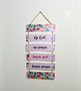 god quote wood wall hanging china "22x12"