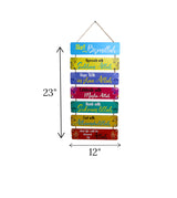islamic verse bismillah wood wall hanging china "23x12"