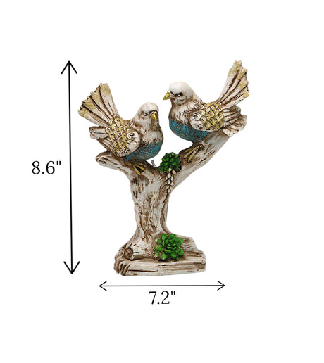 statue pegion 2s beige china 8.6x7.2