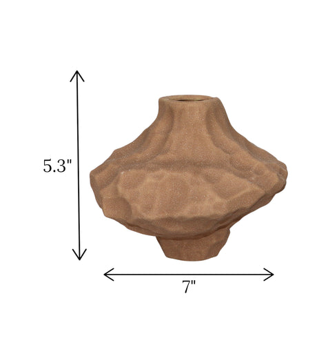 ceramic layton vase beige small china 5.3x7