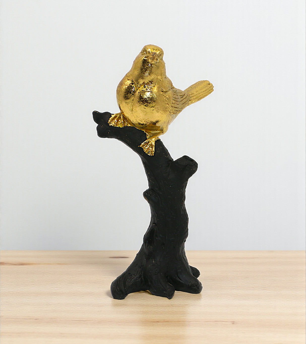 statue sparrow sitting black tree china 6.2x3.1