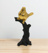 statue sparrow sitting black tree china 6.2x3.1