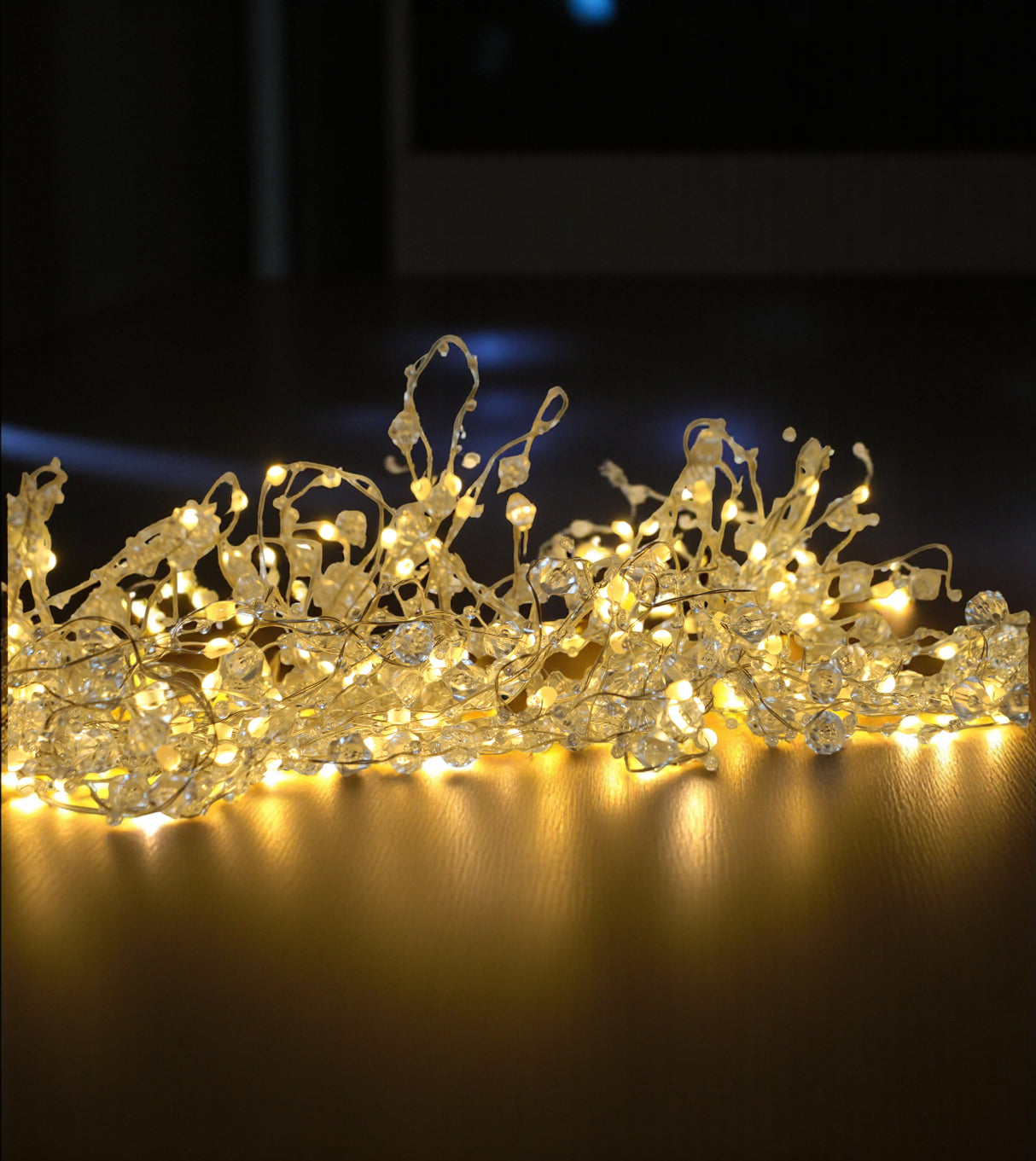 led light & remote crystal beads china