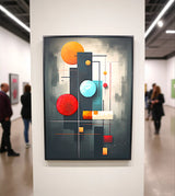 wall painting 3d multi circle china "27.5x20"