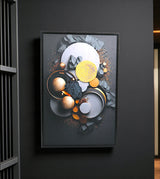 wall painting 3d circles china " "24x15.5"