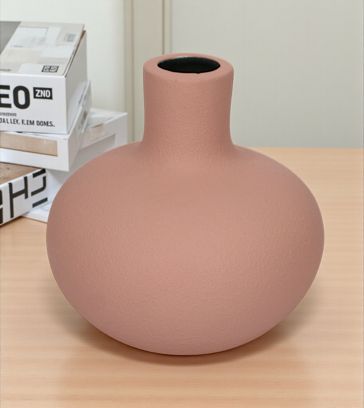 creative ceramic vase peach china 6x5.5