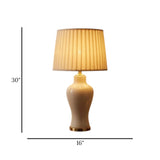 ceramic table lamp off white large 30''x16''