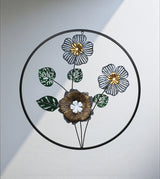 metal wall hanging round large china 23.6x23.6