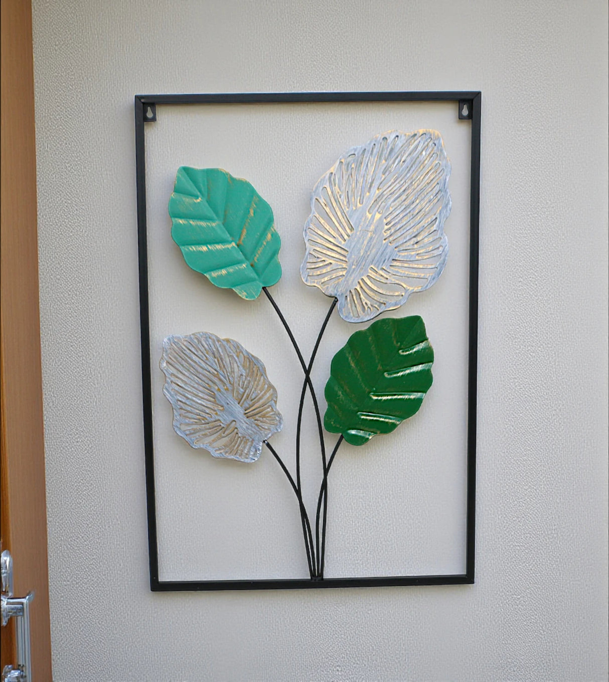 metal wall hanging rectangle china 23.5x15.6