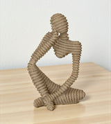 statue nordic thinker beige china "9x5"