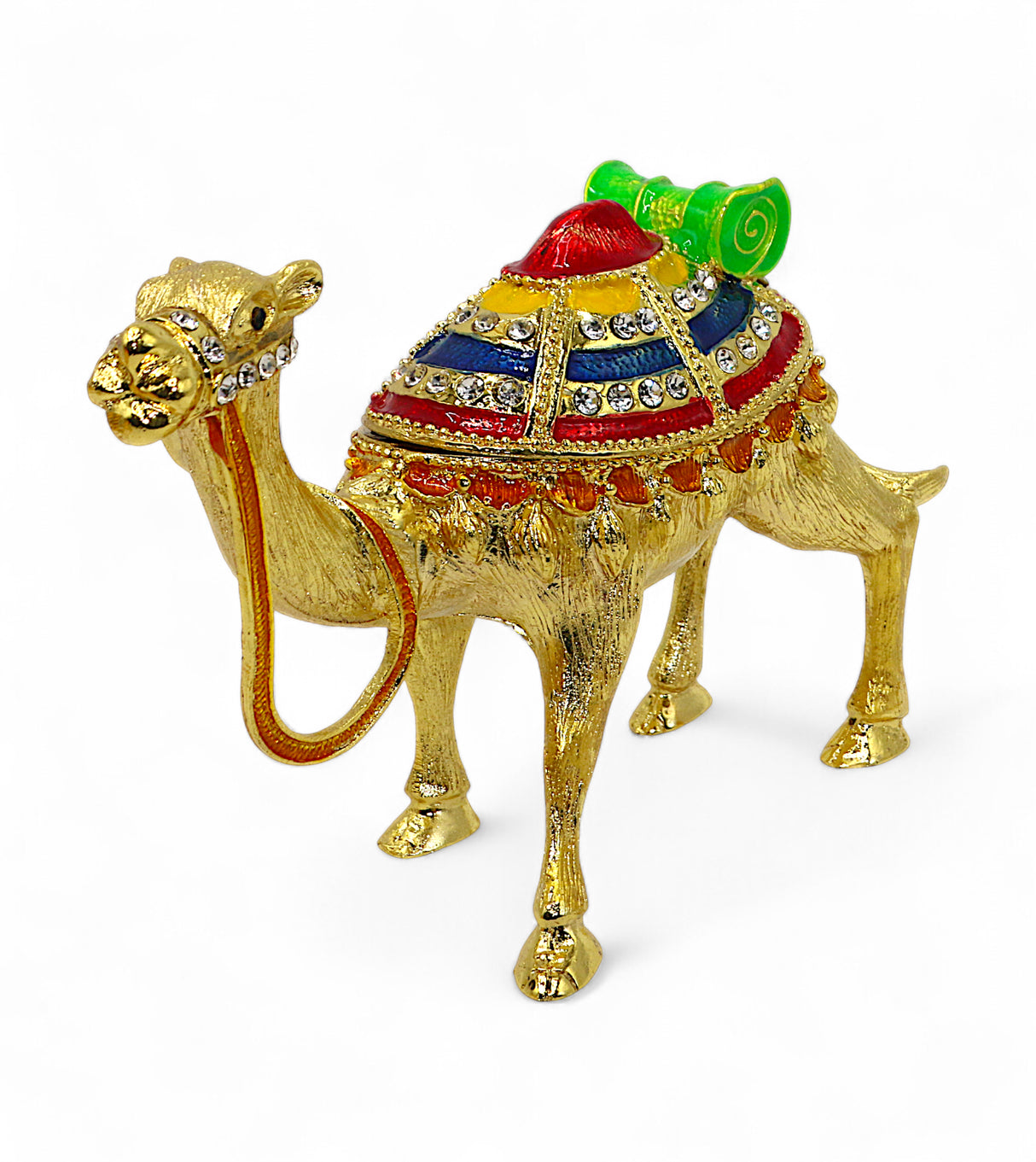 decorative metal camel golden china "7.5x4.8"