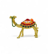 decorative metal mini camel golden china "4x4.5"