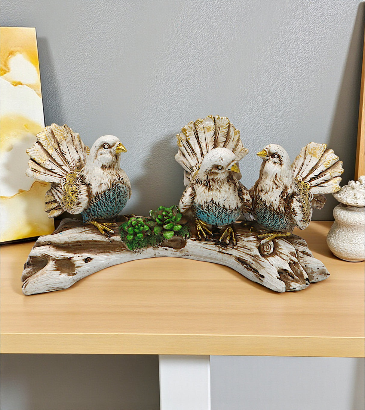 statue pigeon 3s sitting on tree branch china 5x10