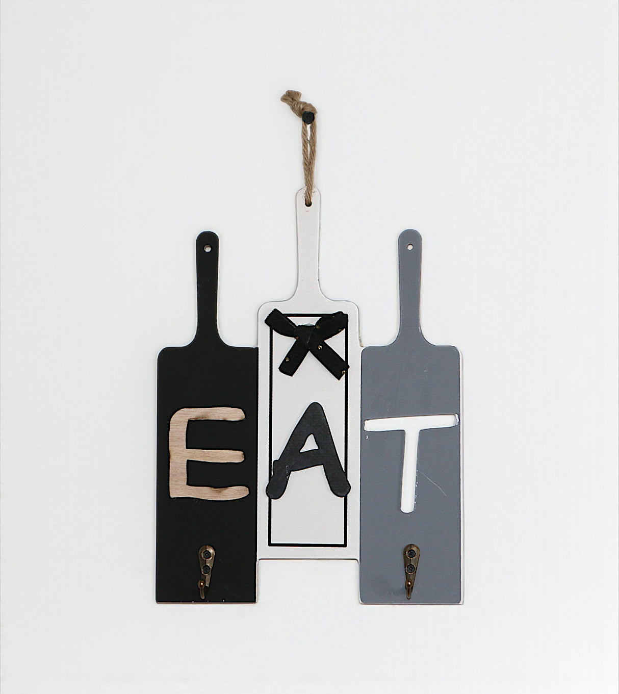 wooden wall hanging bat eat china "9x7.5"