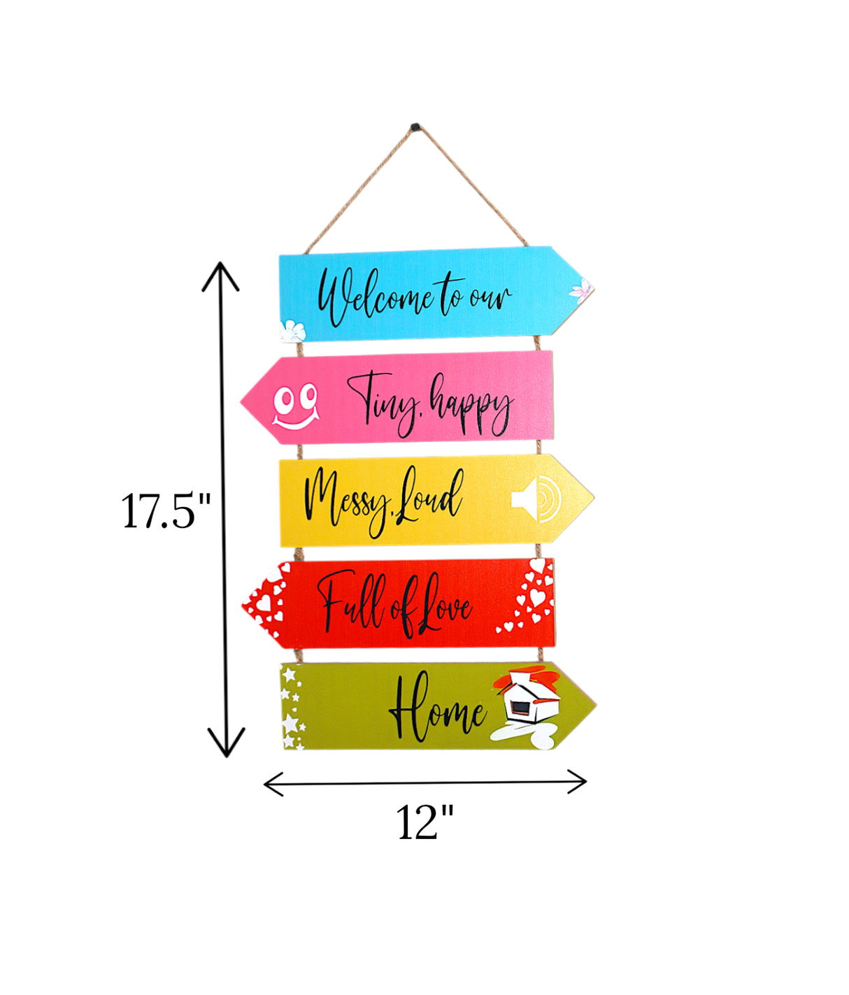 wooden home wall hanging china "17.5x12"