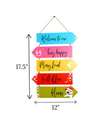 wooden home wall hanging china "17.5x12"
