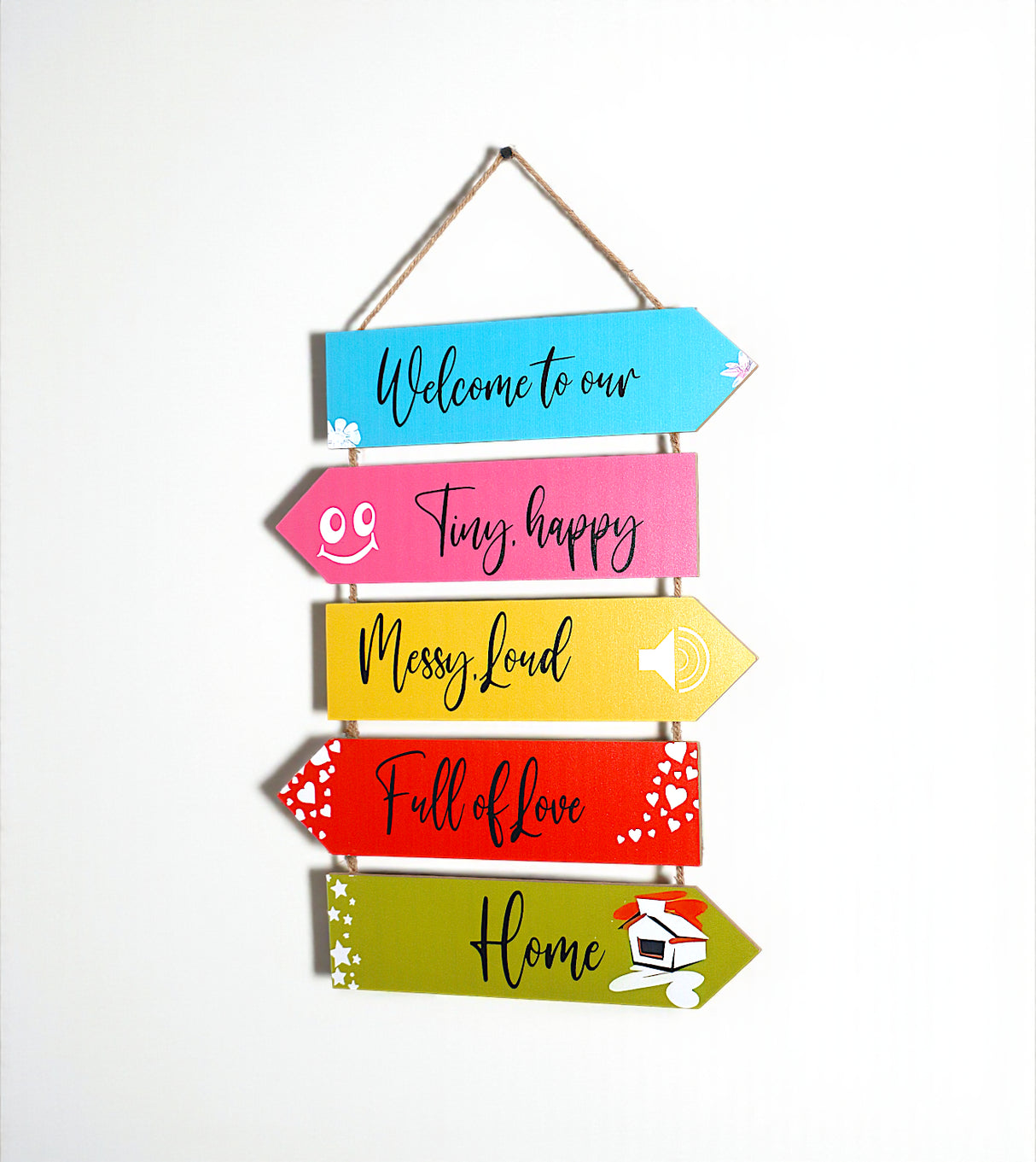 wooden home wall hanging china "17.5x12"