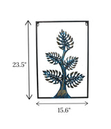 metal wall hanging tree black china 23.5x15.6