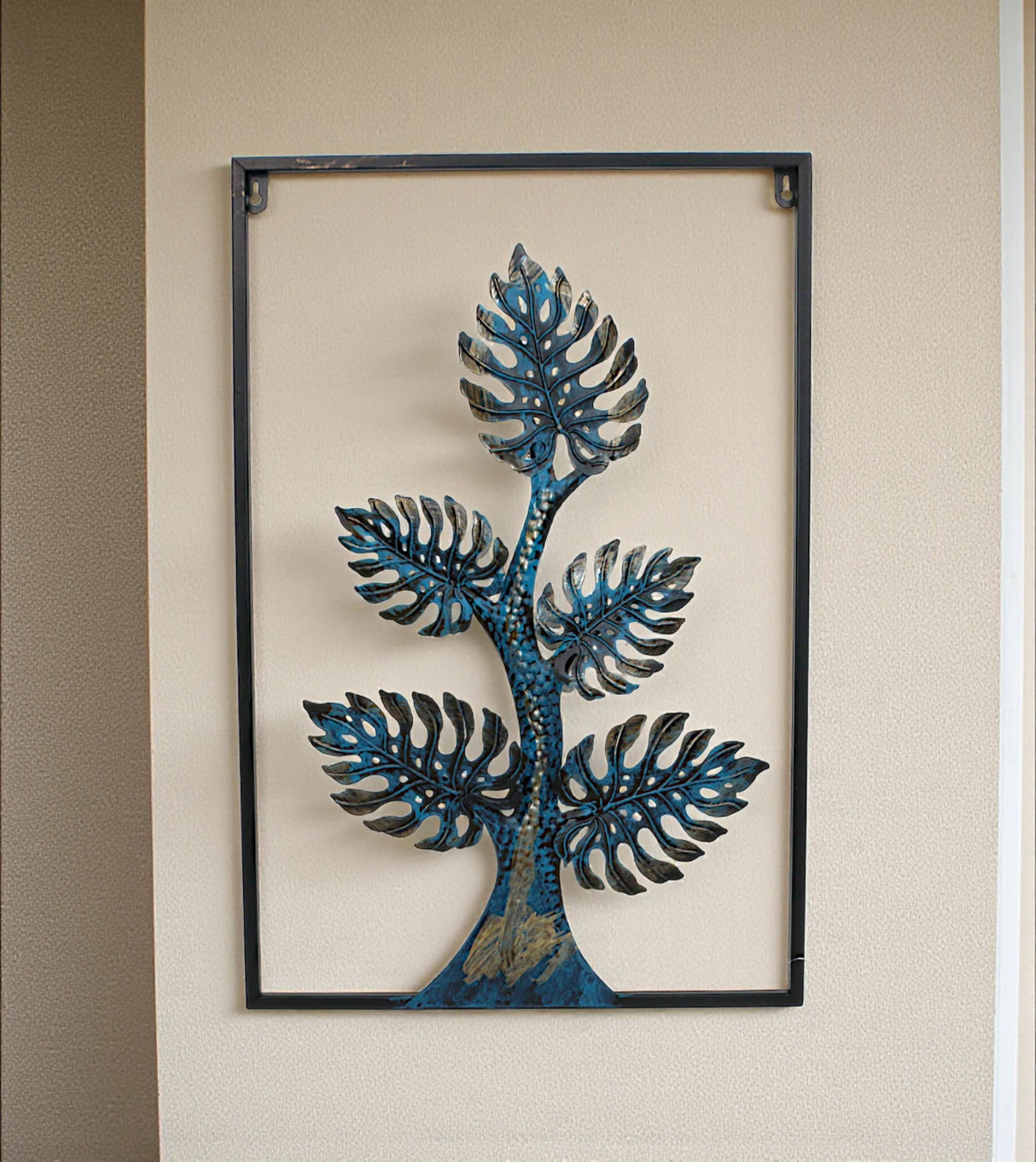 metal wall hanging tree black china 23.5x15.6