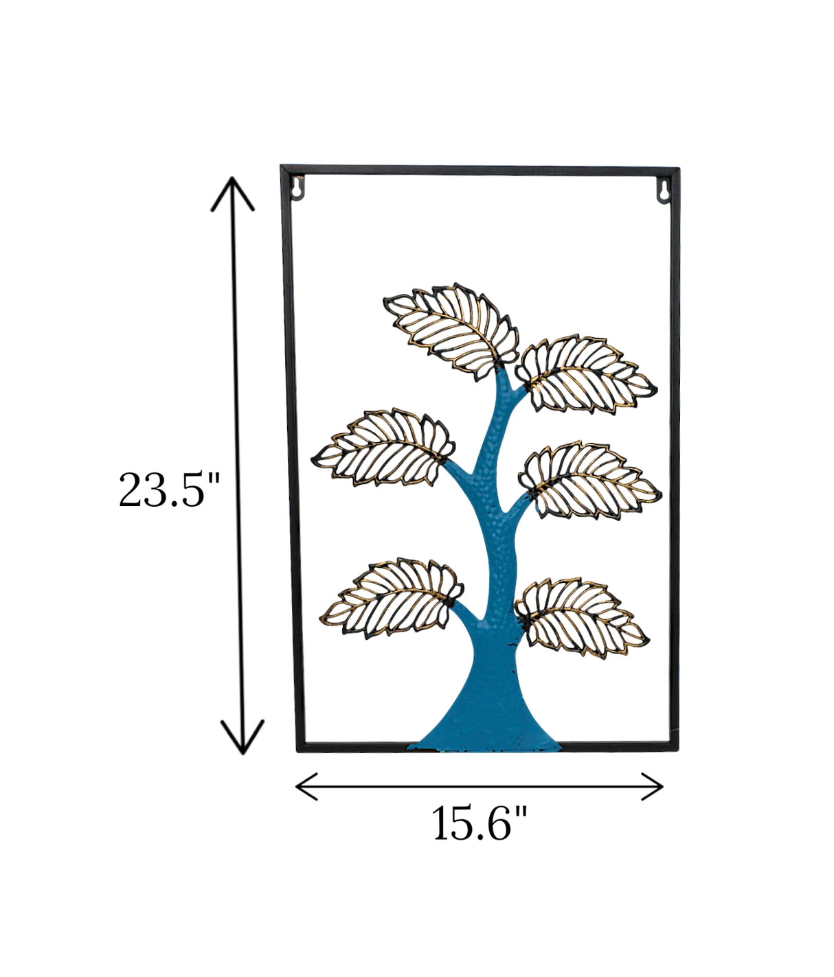metal wall hanging tree black china 23.5x15.6