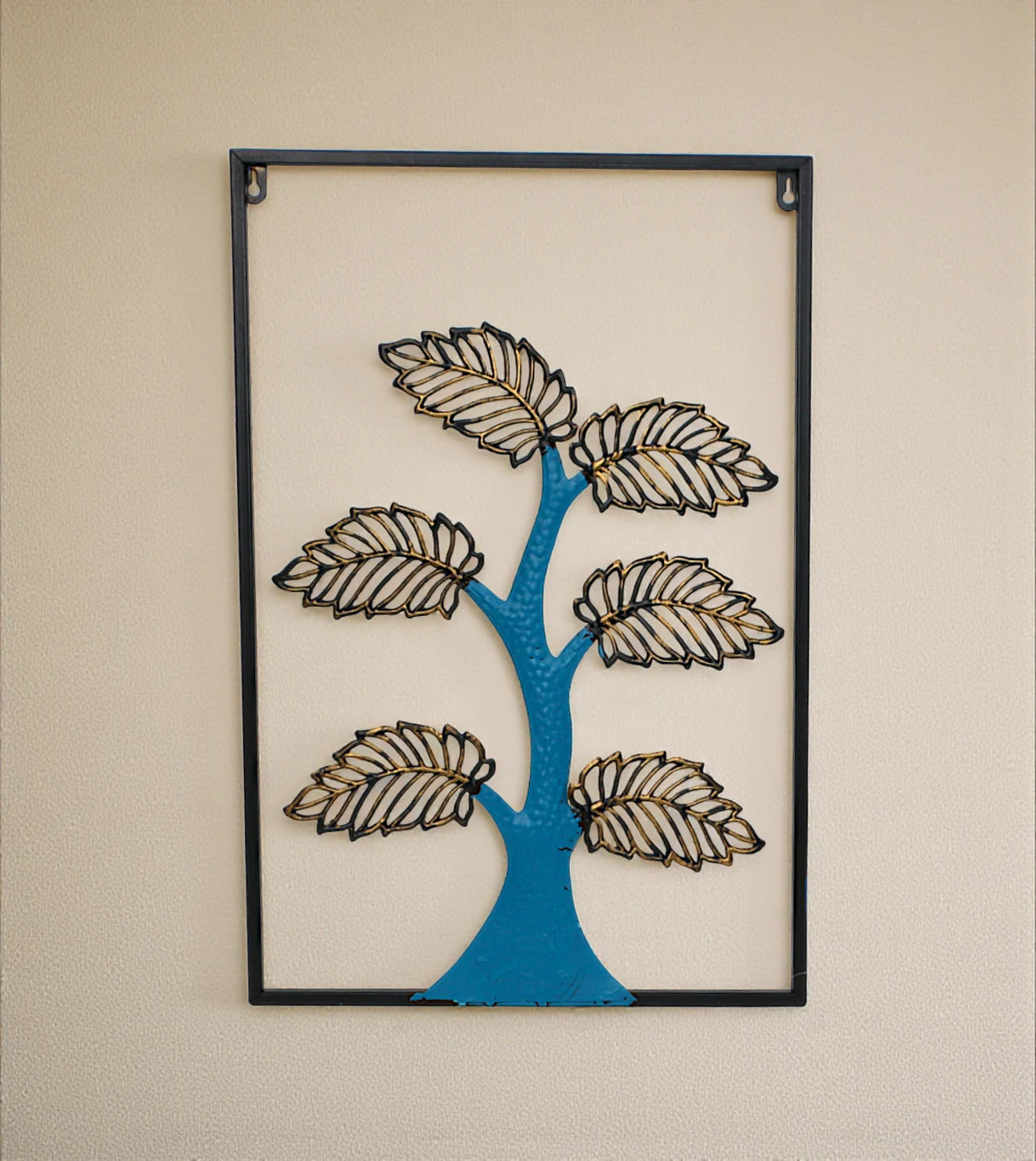 metal wall hanging tree black china 23.5x15.6