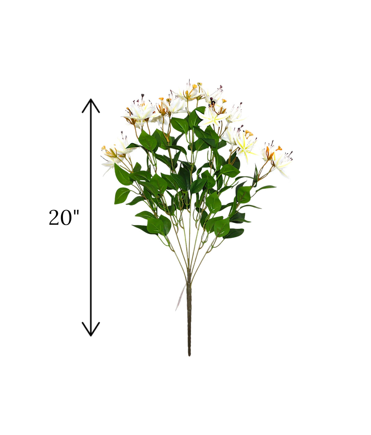 lilly flower  bunch white china "20"