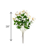 lilly flower  bunch white china "20"