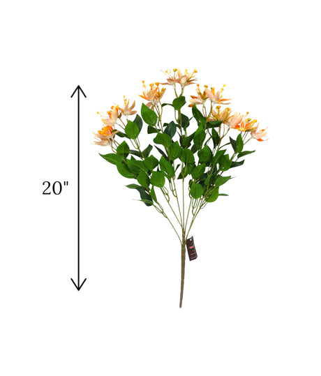 lilly flower  bunch orange china "20"