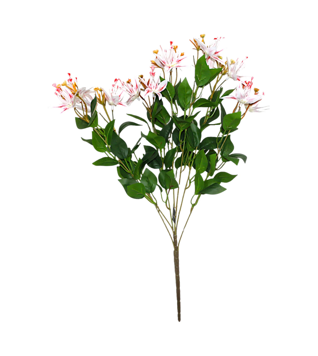 lilly flower  bunch white & red china "20"