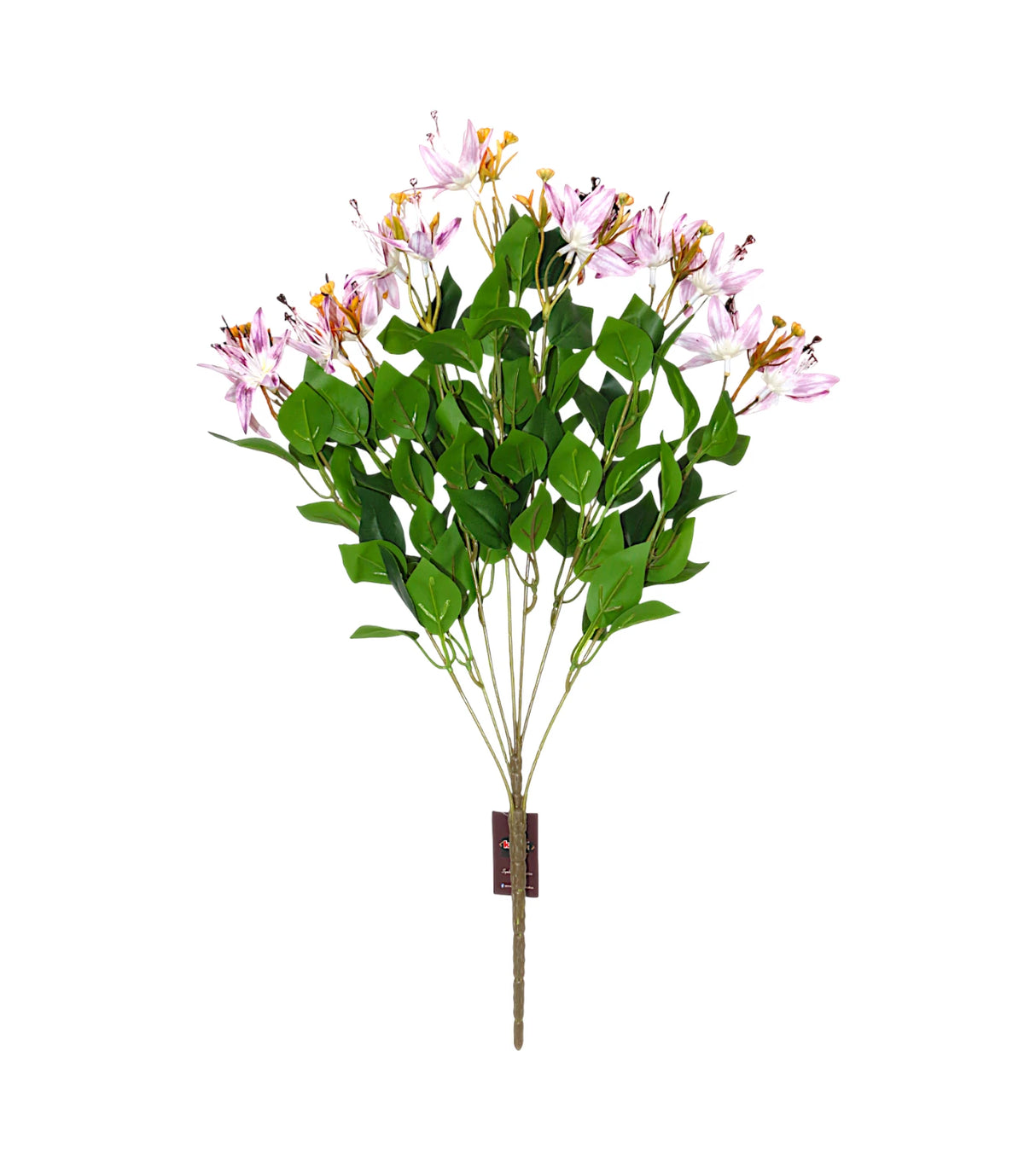lilly flower  bunch white & purple china "20"