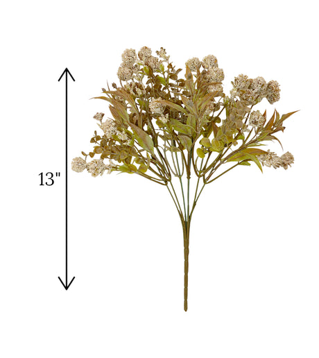 flower bunch mari gold off white china "13"
