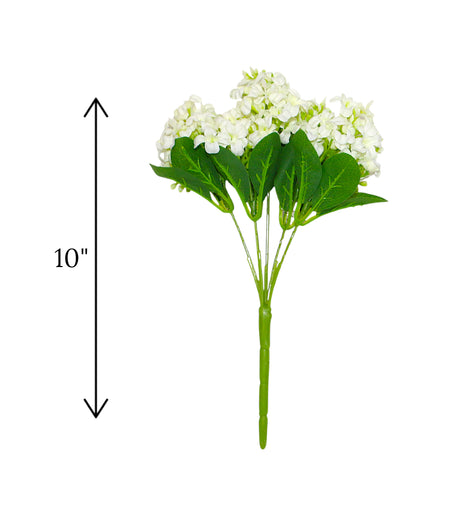 lilac flower bunch white china "10"