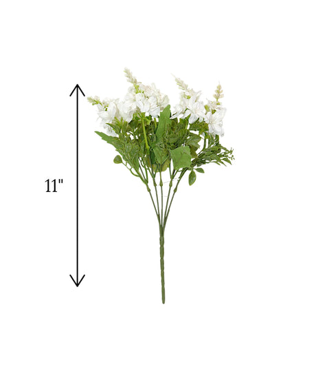 flower bunch white china "11"