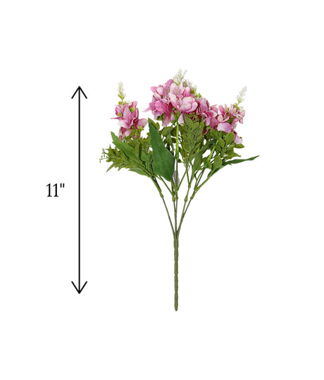flower bunch 2 tone pink china "11"