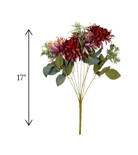 peony flower bunch red china "17"
