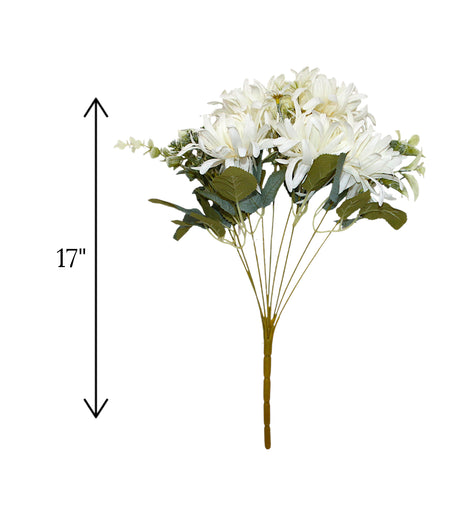 peony flower bunch white china "17"
