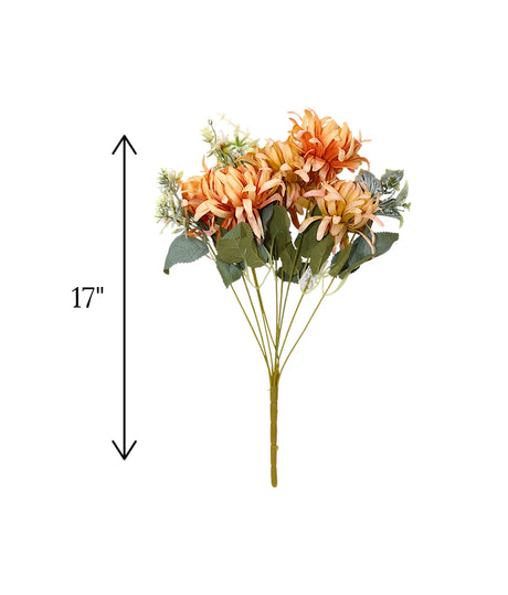 peony flower bunch orange china "17"
