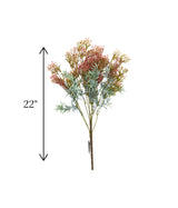 foilage flower bunch pink china "22"