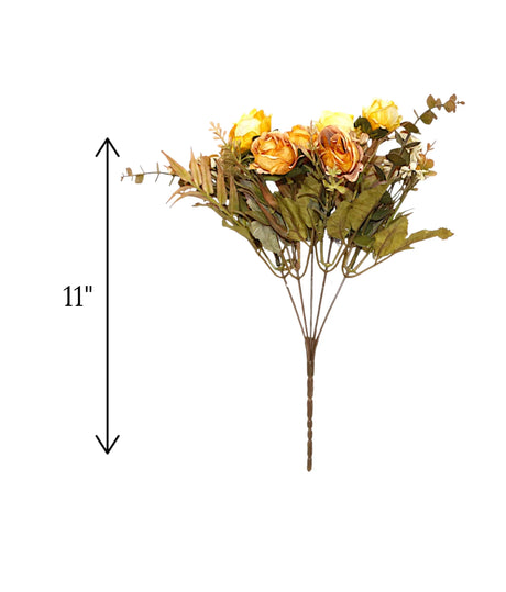 yellow rose bunch china "11"