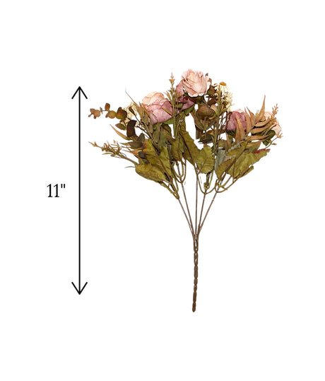 peach rose bunch china "11"