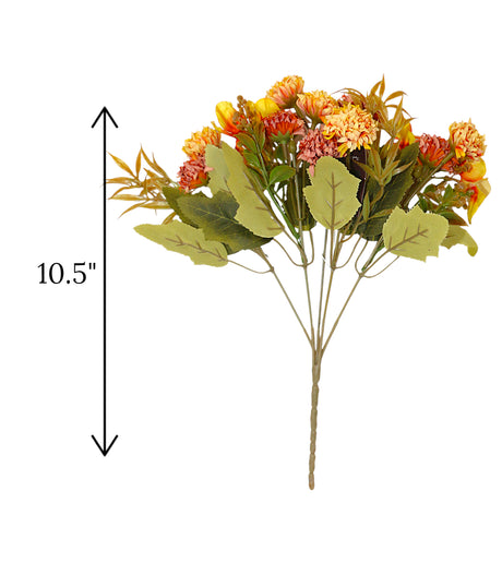 yellow paper bush flower bunch china 10.5"