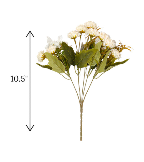 white paper bush flower bunch china "10.5"