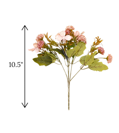 peach paper bush flower bunch china "10.5"