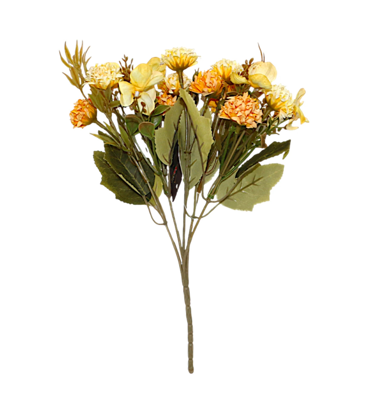 mustard paper bush flower bunch china "10.5"
