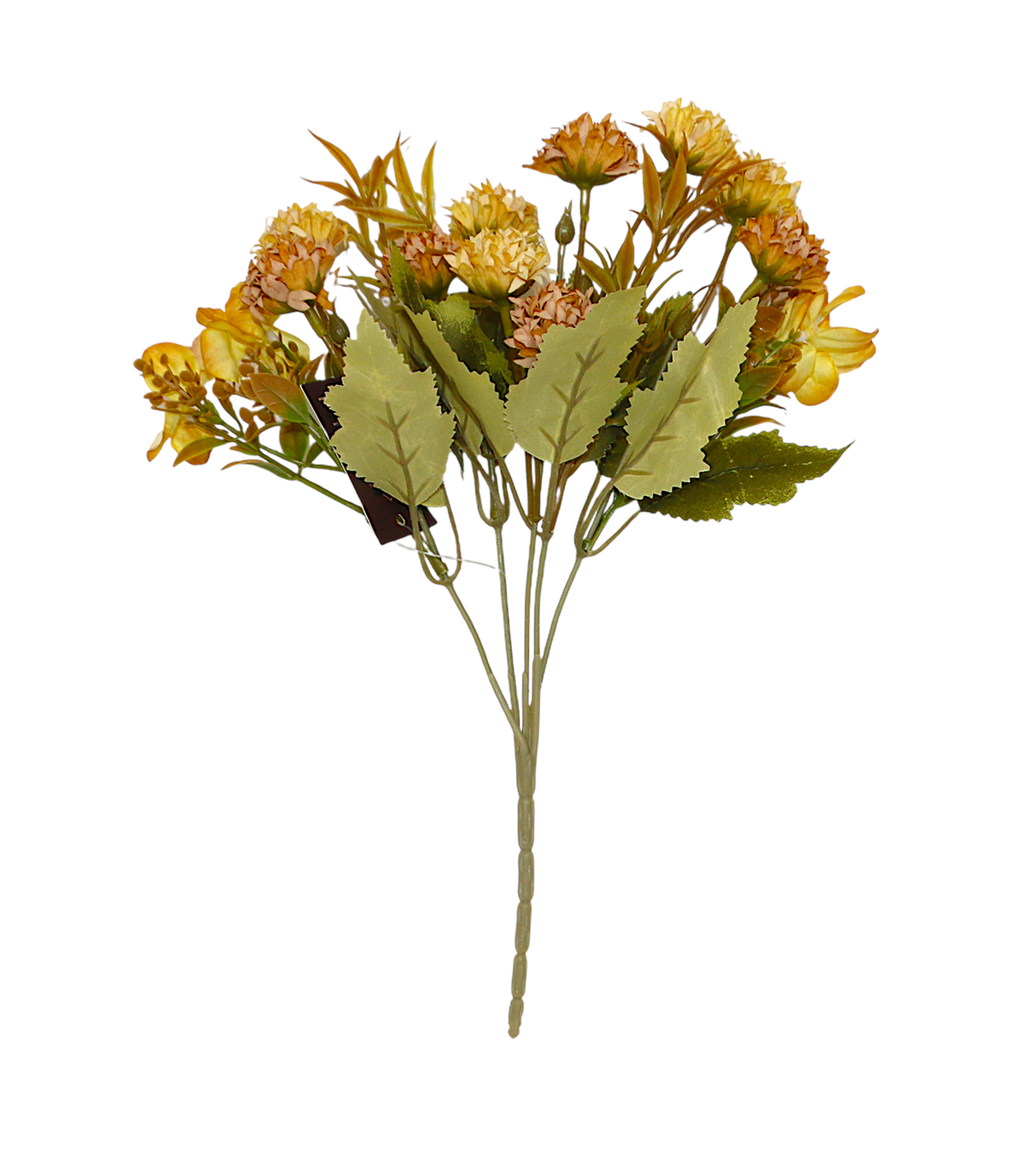light yellow paper bush flower bunch china 10.5"