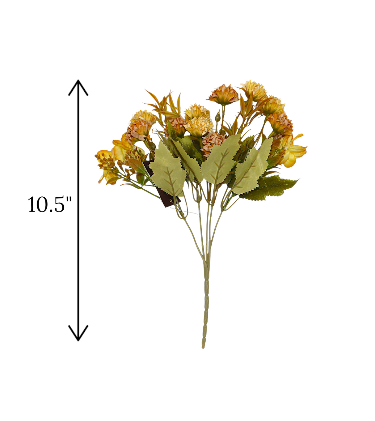 light yellow paper bush flower bunch china 10.5"