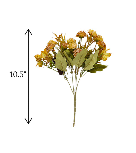 light yellow paper bush flower bunch china 10.5"